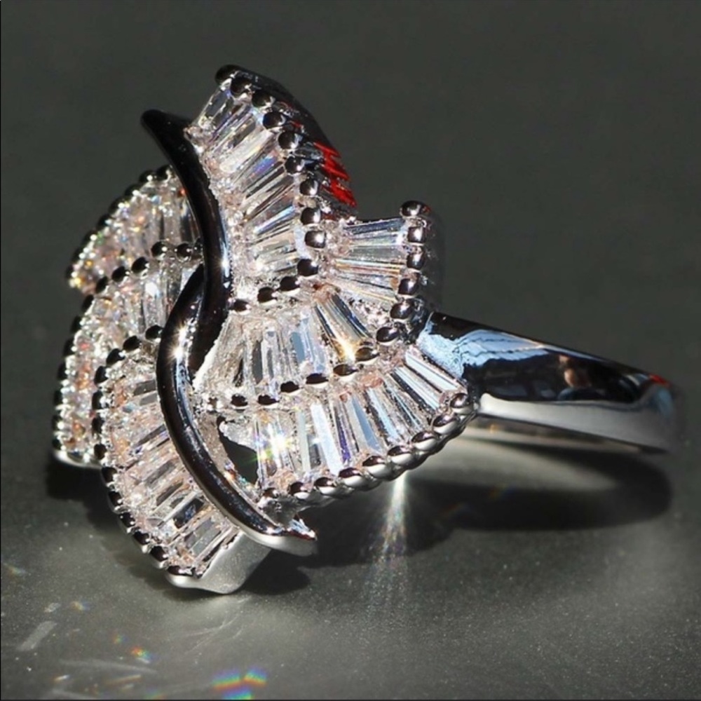 💍Handmaid White Sapphire Ring - Picture 2 of 6